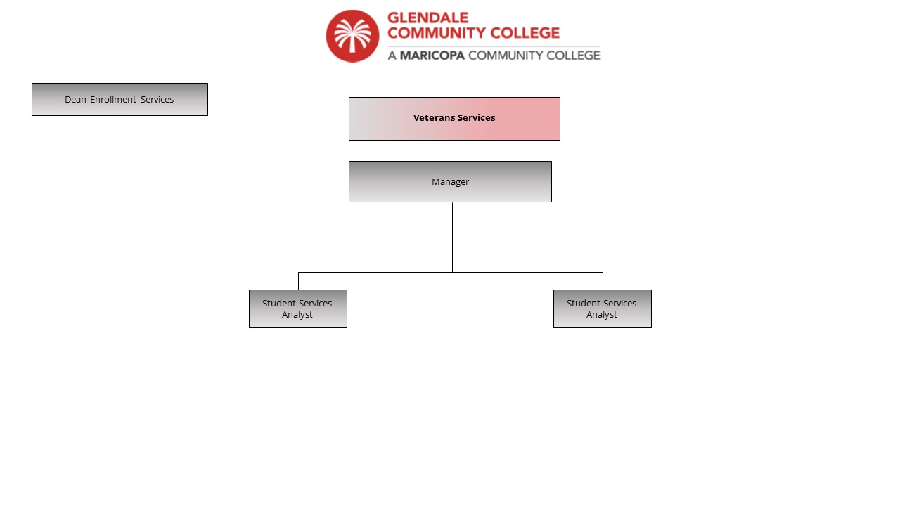 An image of the Veterans Services organization chart.