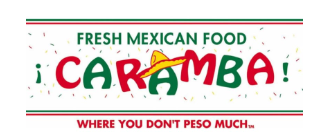 Logo of sponsor Caramba Mexican Food.