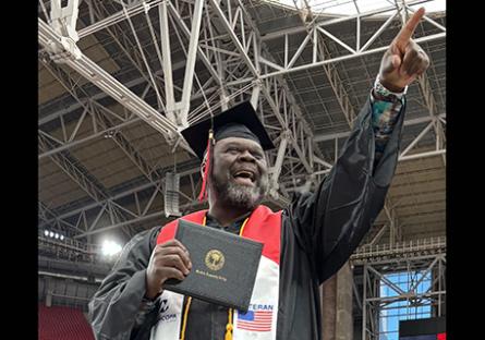 Willie Jackson, a GCC police officer and GCC graduate. 