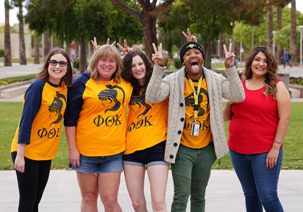 Phi Theta Kappa club on the center mall of the main campus.